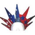 Foam Full Color Liberty Crown Visor